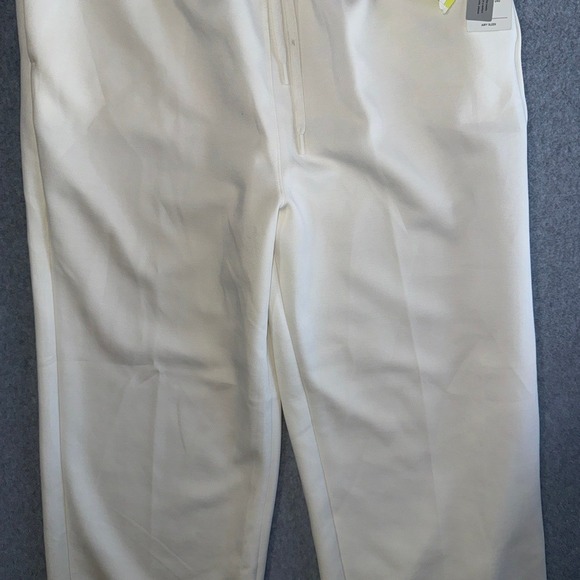 All In Motion Airy Sleek Wide Leg Pant Athleisure Large Cream High Rise - Picture 4 of 13